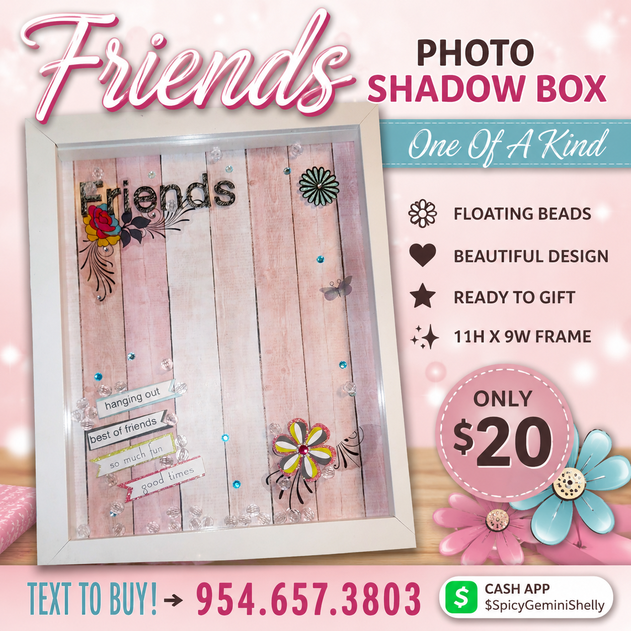 Friends Photo Shadow Box