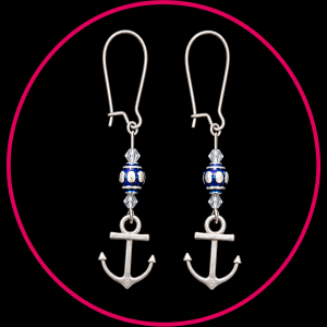 Nautical Elegance Anchor Earrings