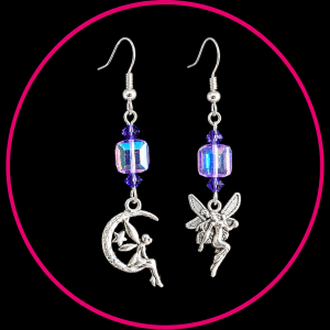 Fairy Dreams Moon & Fairy Earrings