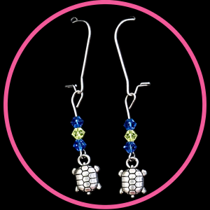 Sea Turtle Dangle Earrings