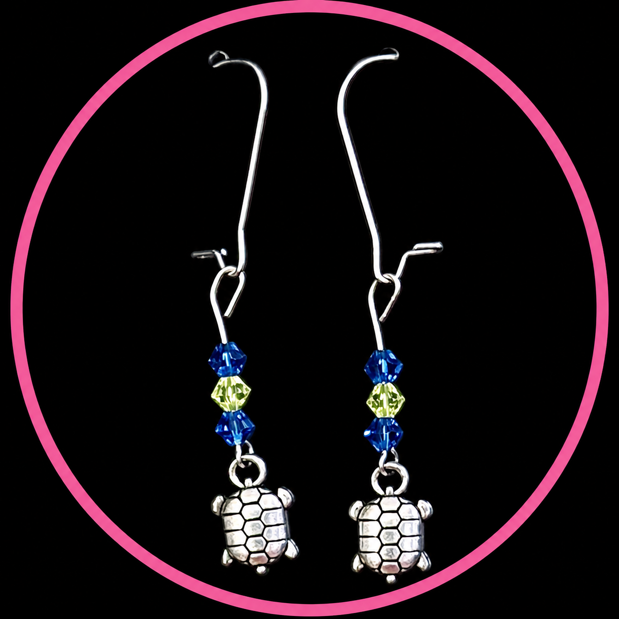 Sea Turtle Dangle Earrings