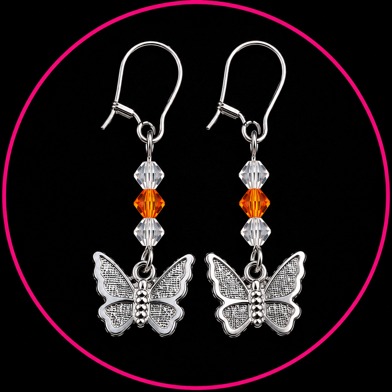 Butterfly Dangle Earrings