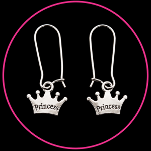 Princess Crown Earrings