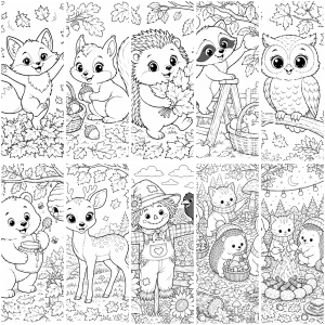 Trouble’s Coloring Club: Autumn Friends