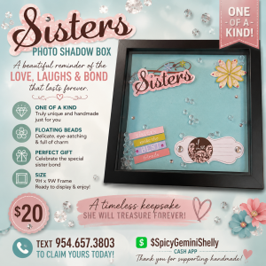 Sisters Photo Shadow Box