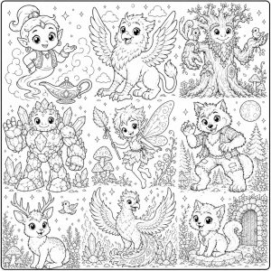 Troubles Coloring Club Fantasy Friends vol 2