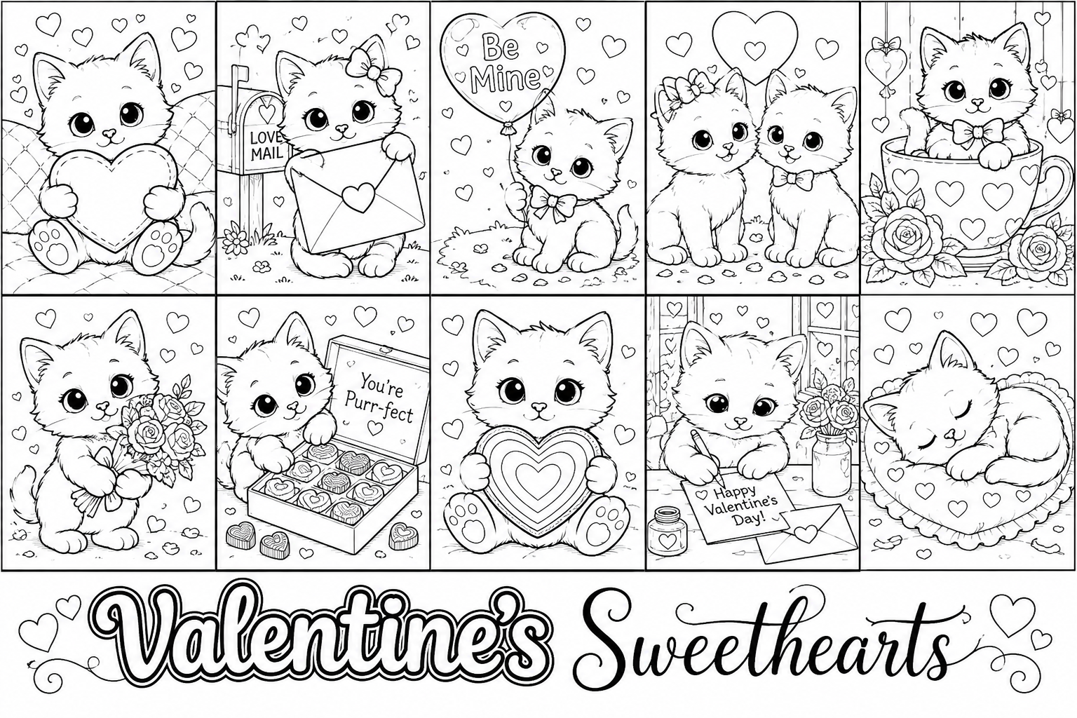 Trouble's Coloring Club: Valentine's Sweethearts