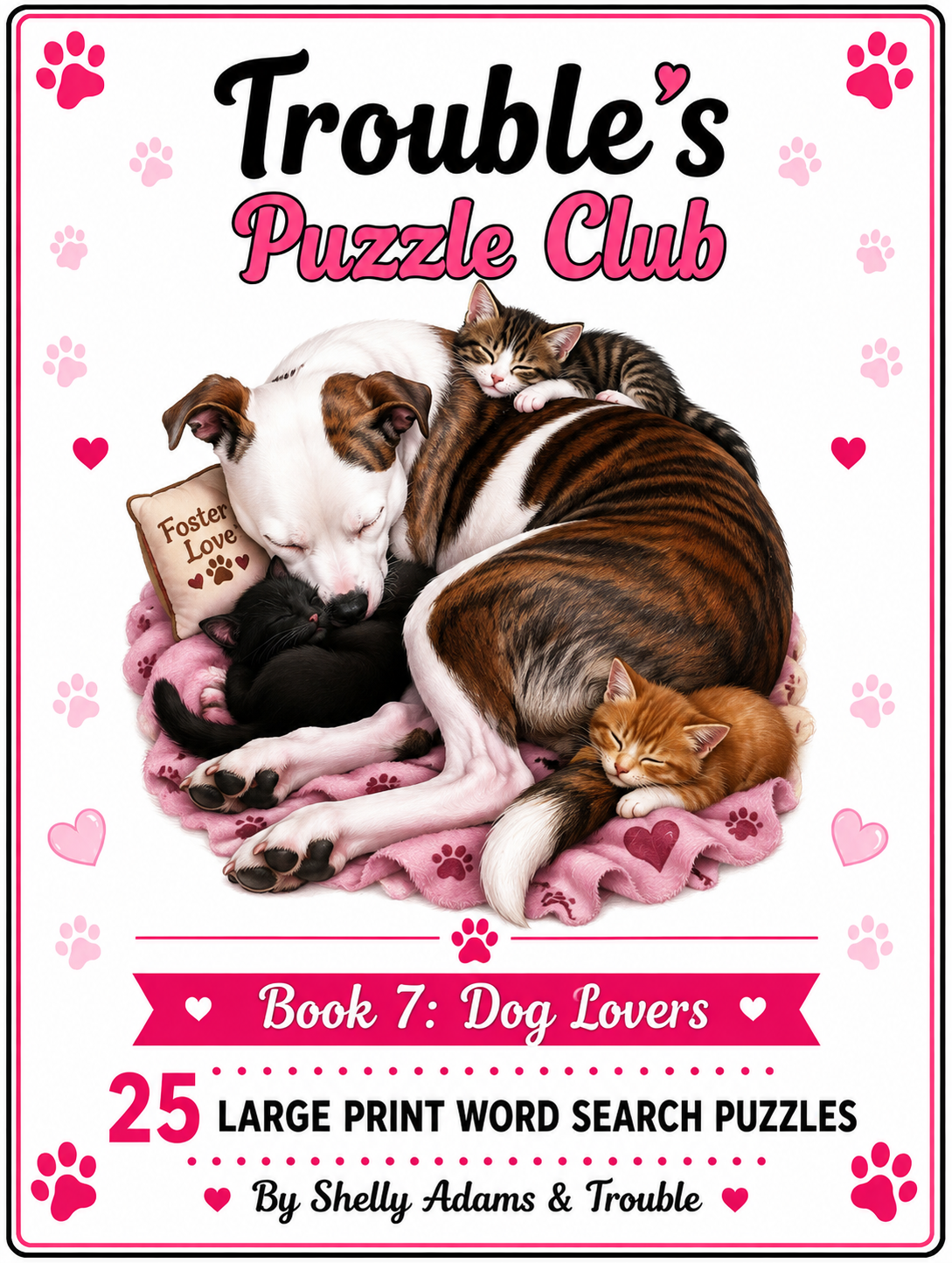 Book 7: Dog Lovers – Large Print Word Search